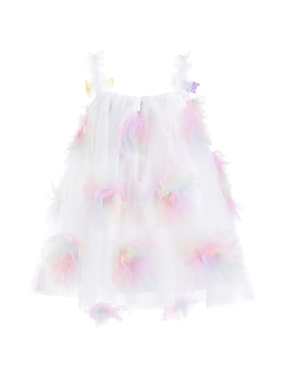 Платье Malee с цветочной аппликацией Mimi Tutu, белый — фото 2