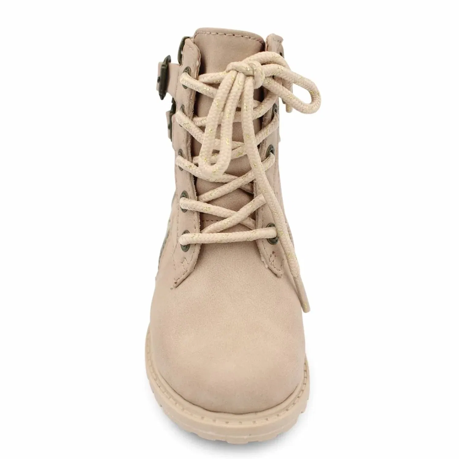 Детские ботинки для девочек с круглым носом Ryah Combat Bootie BLOWFISH, Sweetblush Willow — фото 2