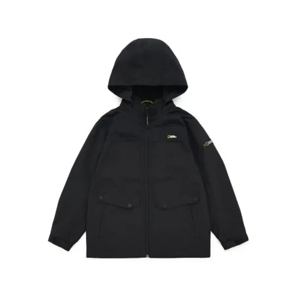 Ветровка с таслановой отделкой National Geographic Kids, carbon black