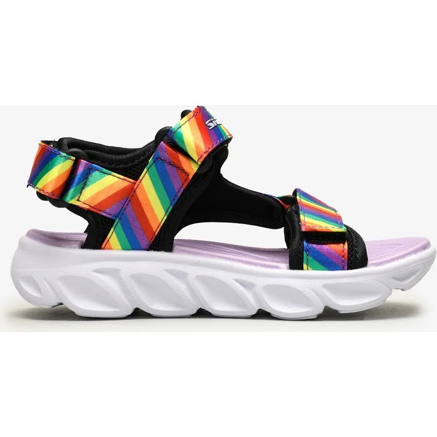 Светящиеся сандалии с ремешками Hypno-Splash - Rainbow Lights Skechers, Черный — фото 2
