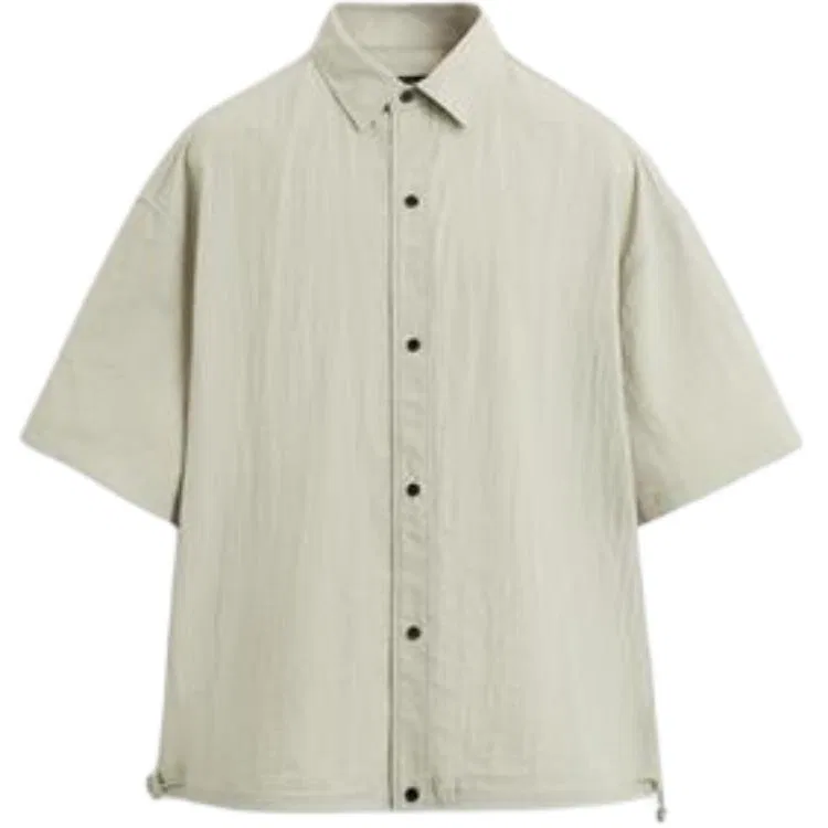 Мужская рубашка с принтом Beige ZARA, Beige