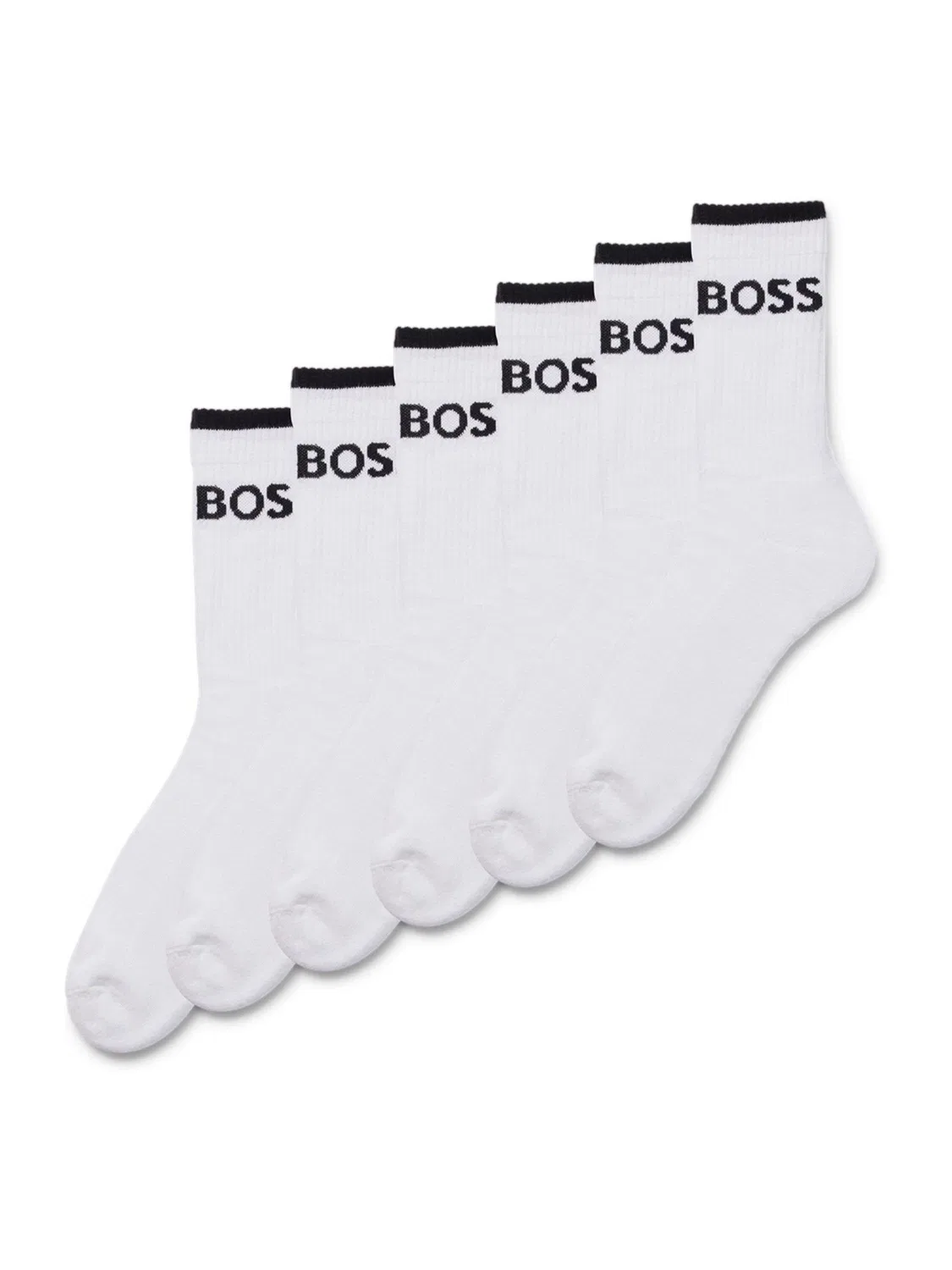 Носки спортивные, 6 пар BOSS, белый