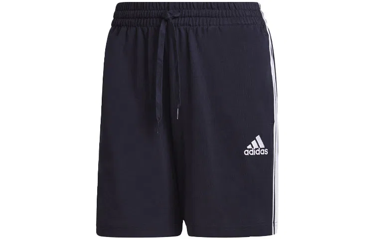 Мужские шорты с принтом Aeroready Essentials 3 Stripes Adidas, Legend Ink