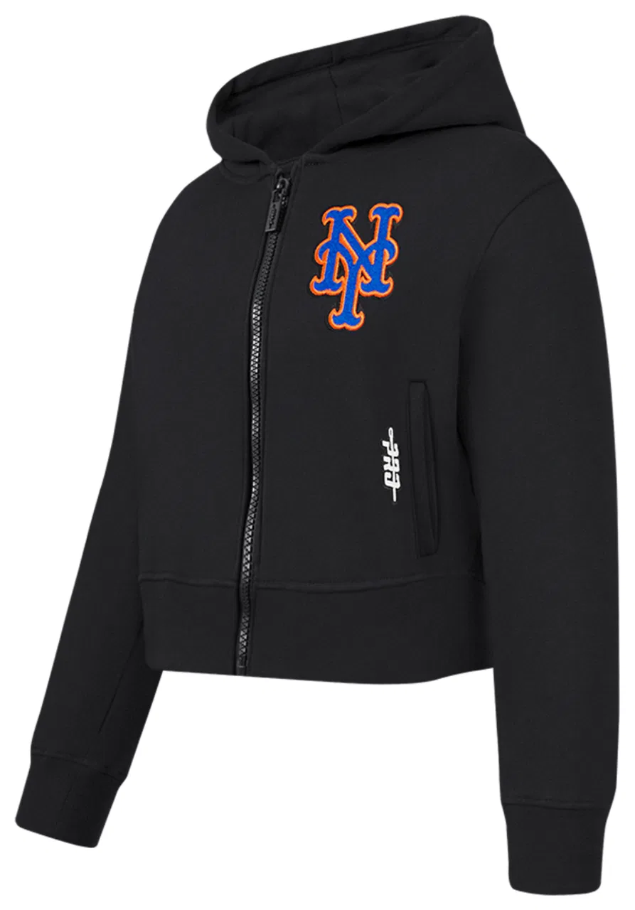 Детская толстовка на молнии New York Mets Classic Pro Standard, черный — фото 3