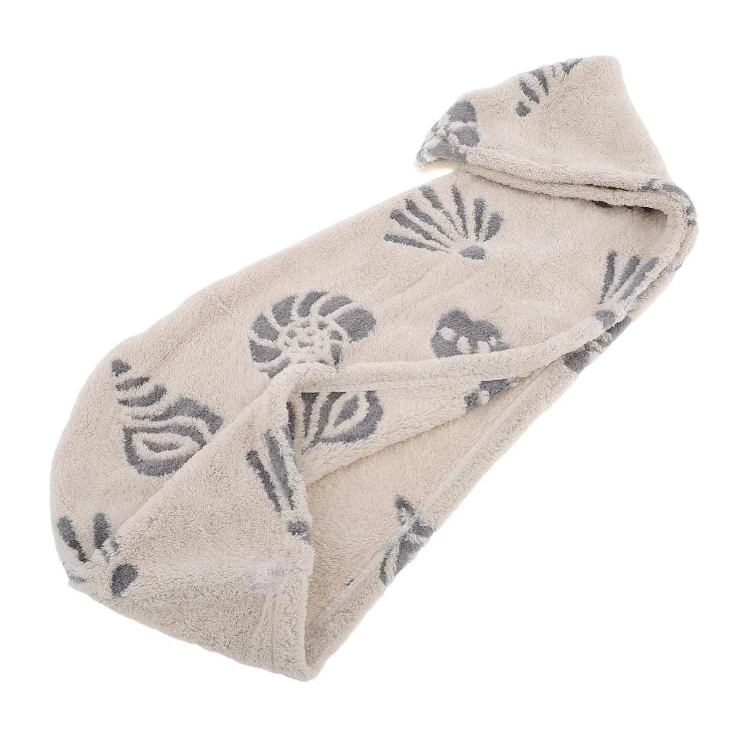 Шапочка для душа из микрофибры DEARMAMY, 66x27.5x2 см, Beige