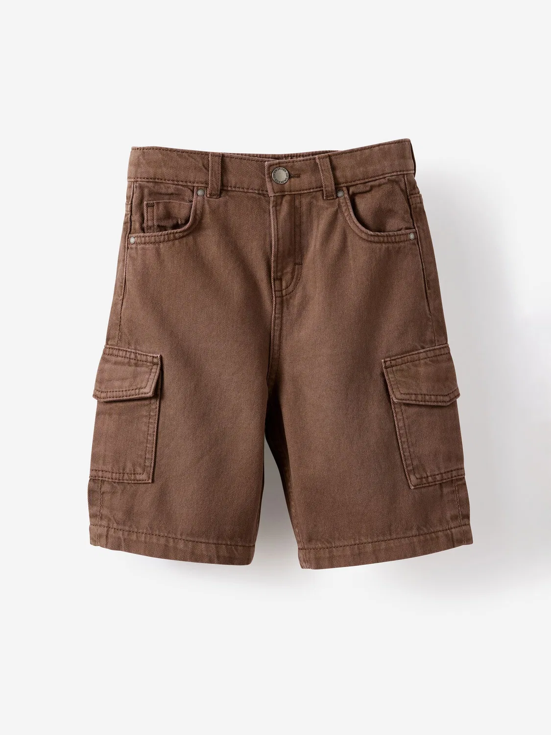 Шорты джинсовые свободные Cotton On, коричневый