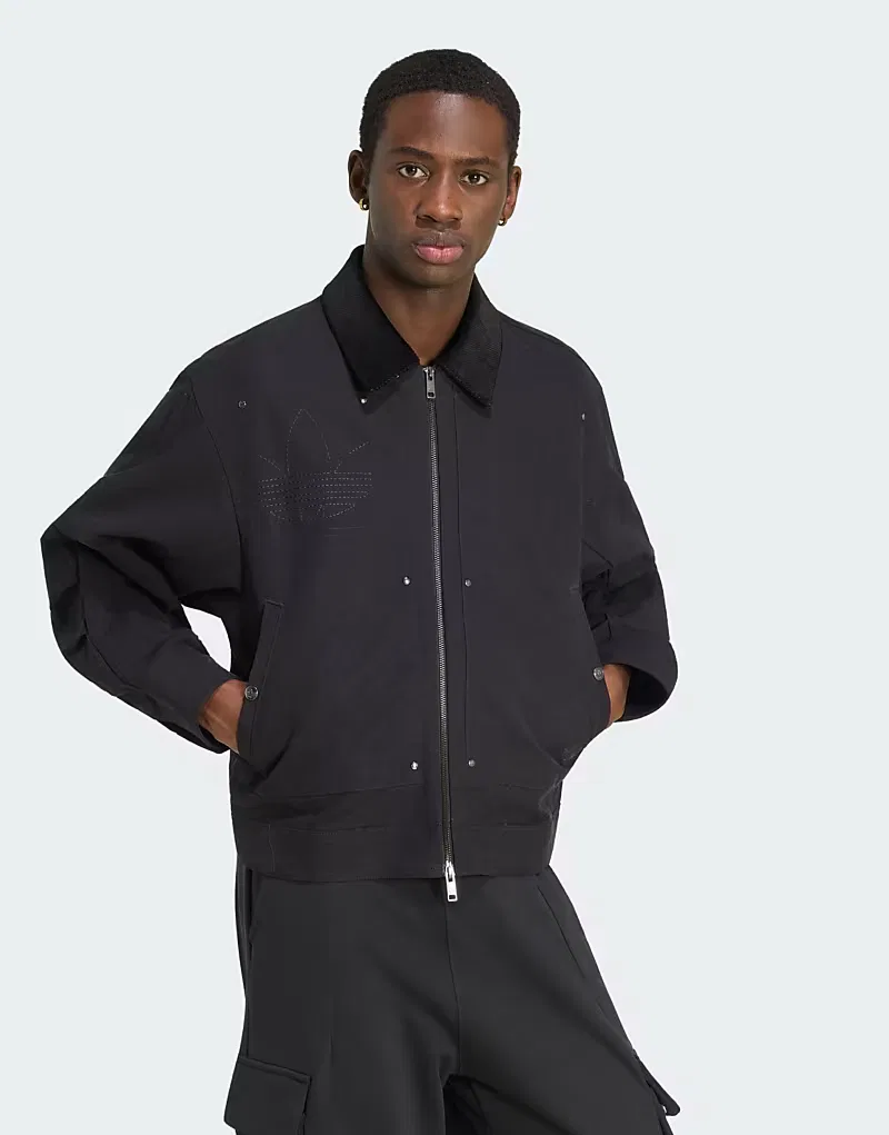 Бомбер Adidas Originals Premium Essentials, черный