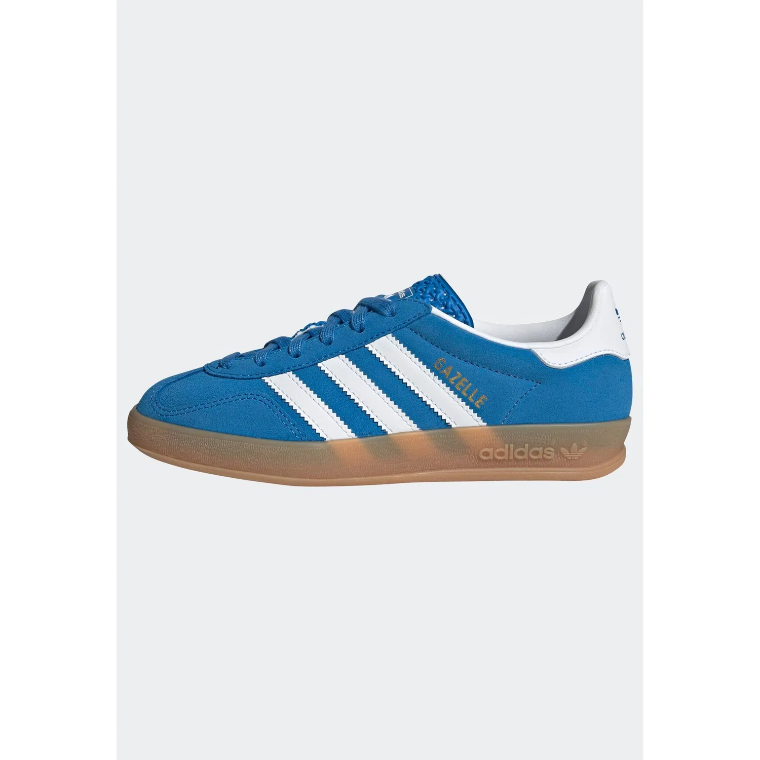 Детские кроссовки низкие из замши Adidas Originals, Bluebird/Cloud White — фото 2