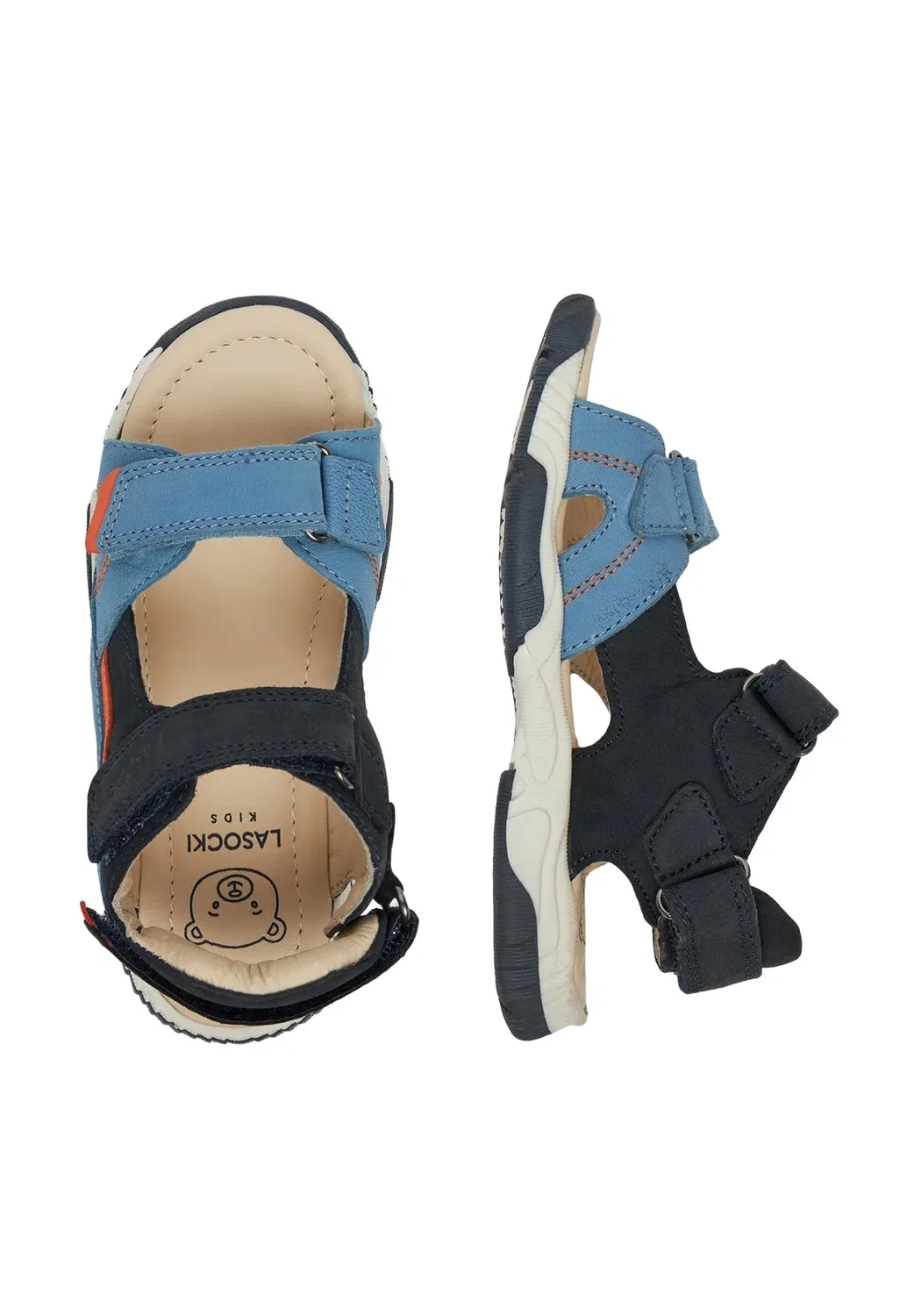 Сандалии для мальчика ci12-king-04 - сандалии для ходьбы Lasocki Kids, Blue — фото 2