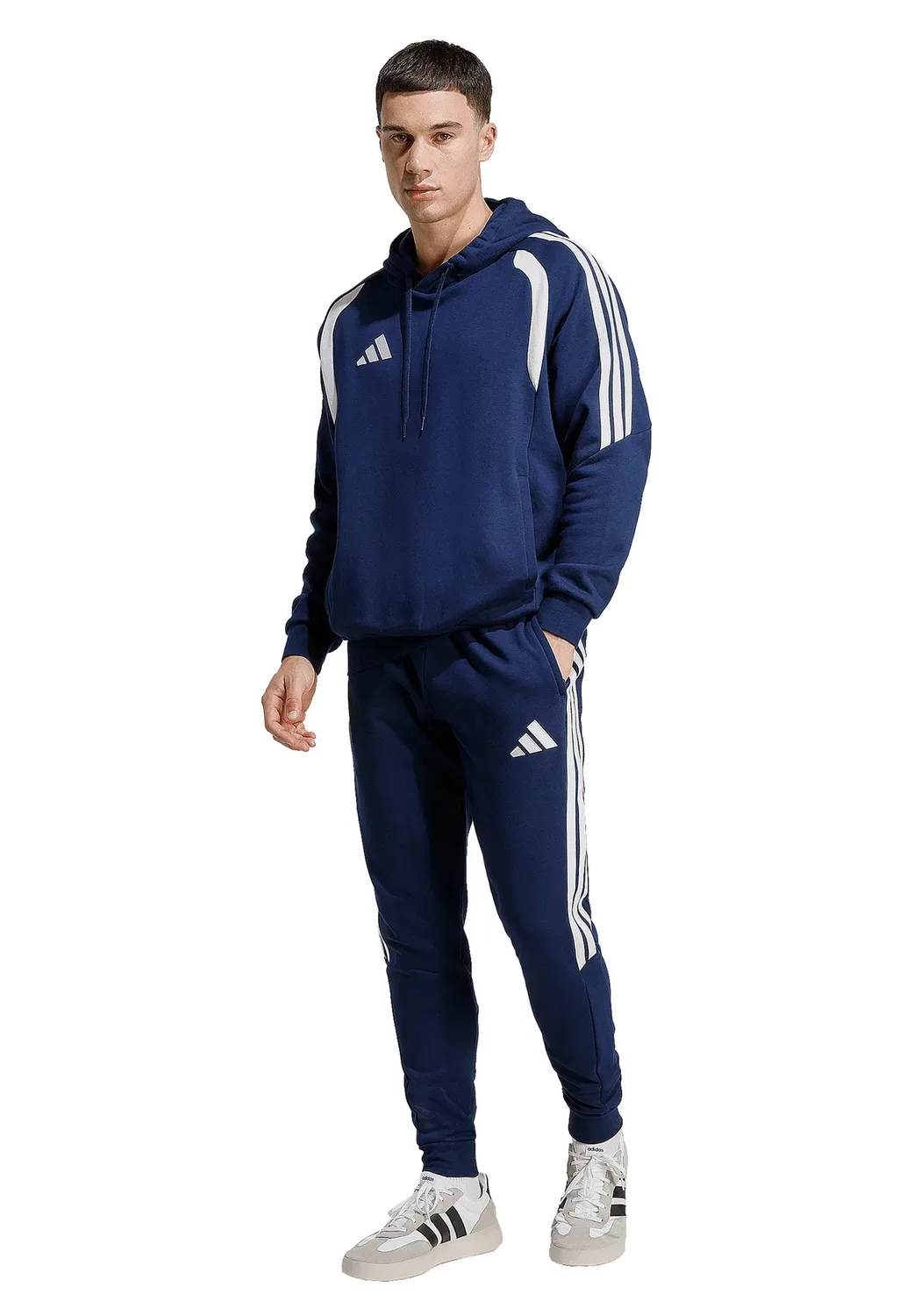 Толстовка с капюшоном Adidas Performance, Weiss — фото 4