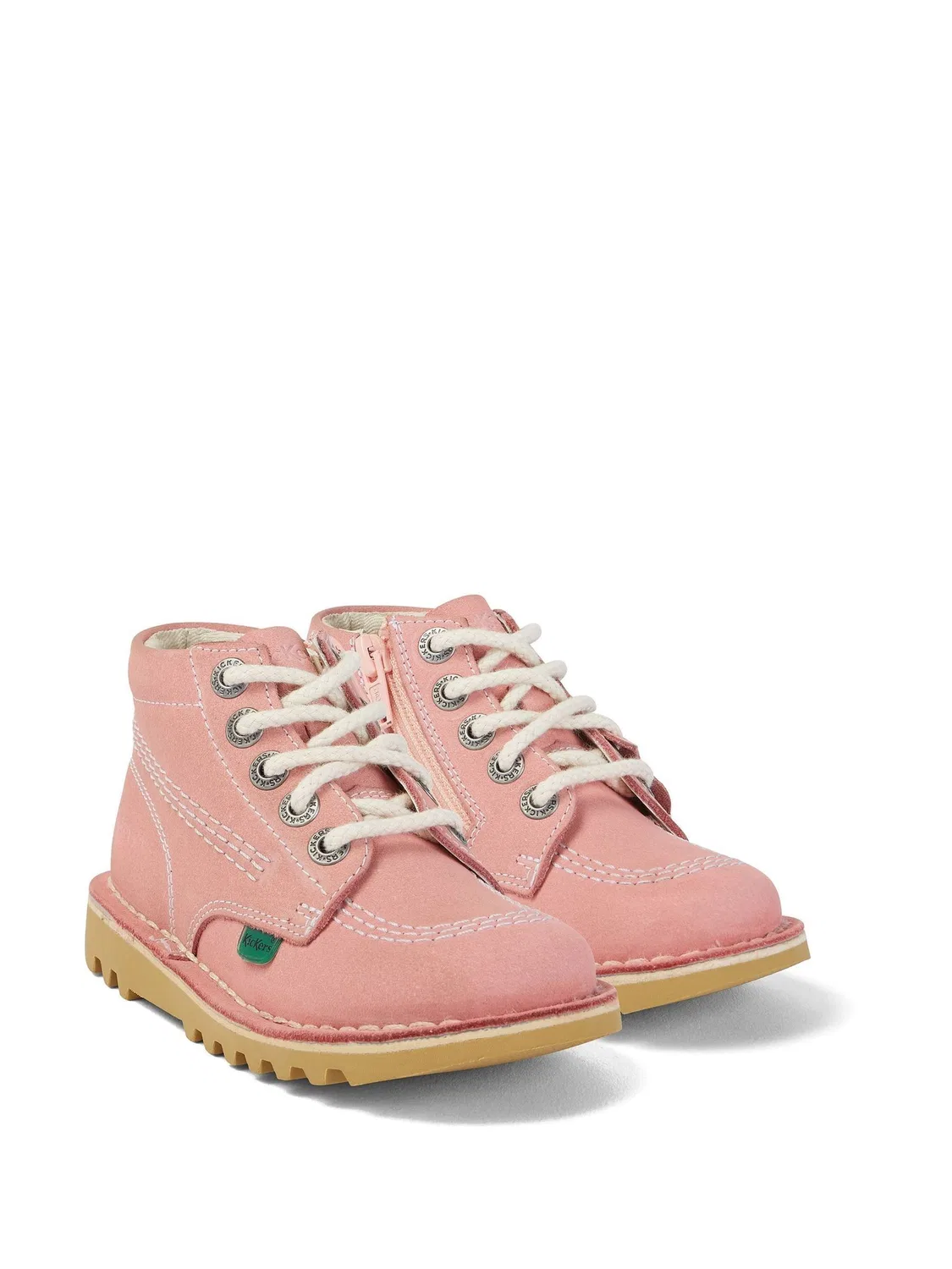 Ботинки Kick Hi с молнией Kickers, розовый