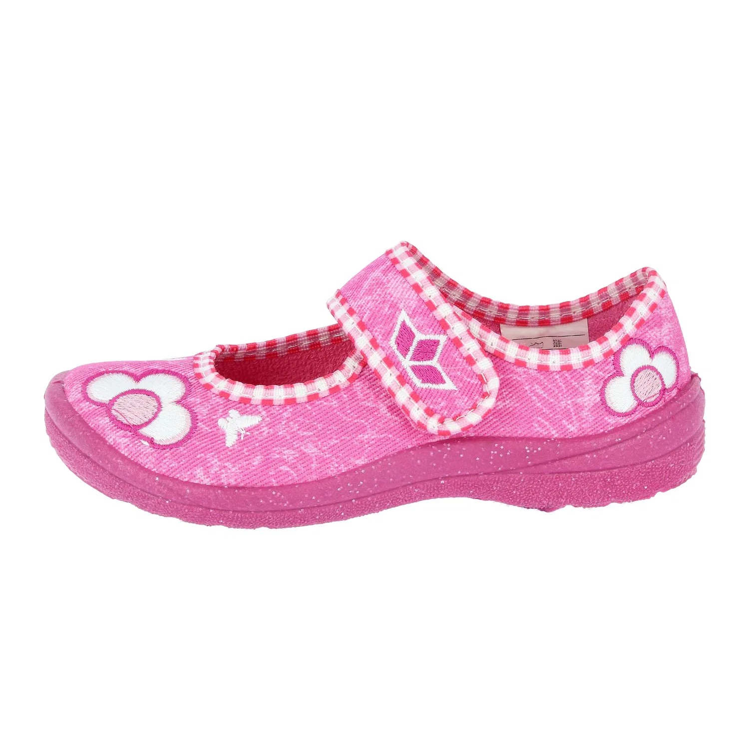 Детские домашние тапочки с липучкой LICO, Pink