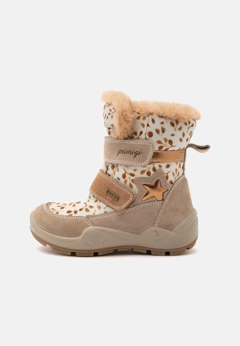 Зимние ботинки Goretex для девочек Primigi, Bisquit/Off White