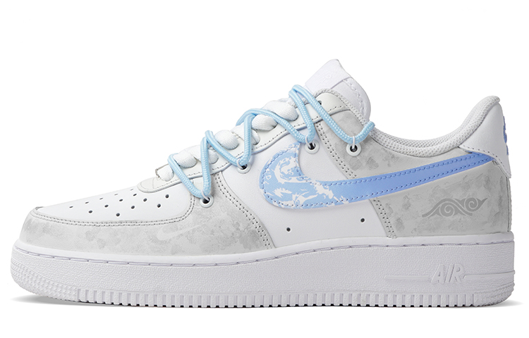 

Nike Кроссовки Air Force 1 Low-Top для скейтбординга, мужские, белые, синие