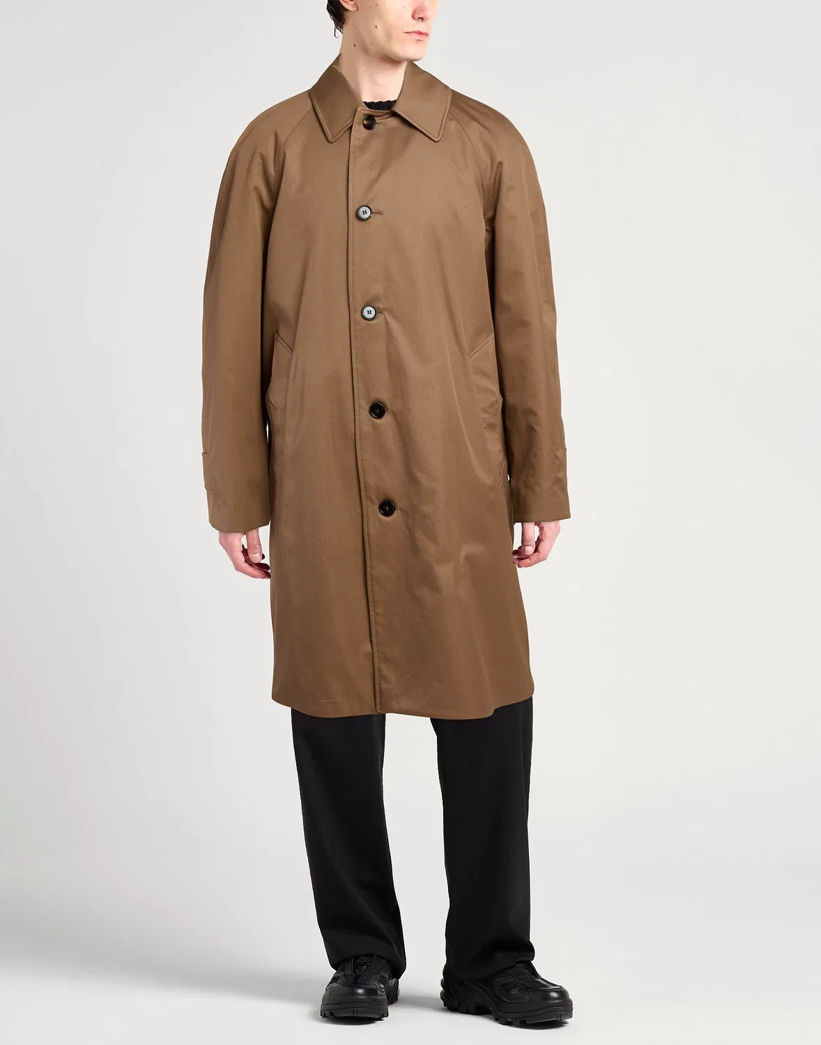 Мужское тренчкот классический Burberry, бежевый — фото 2