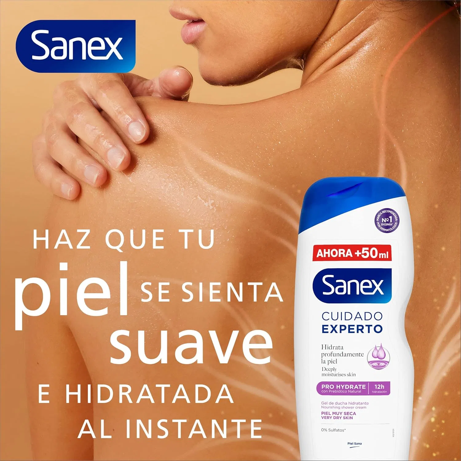 Гель для душа Sanex Expert Pro Hydrate, 4 x 600 мл, Deep Moisturising — фото 4