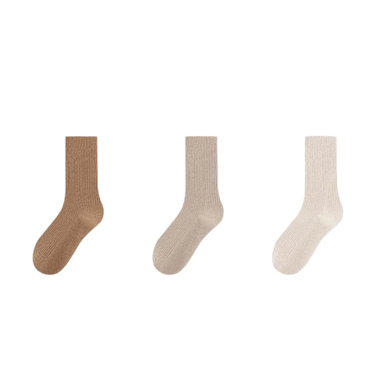 Детские гольфы до колена, набор из 3 пар, Khaki Oats Ecru, MADALLO