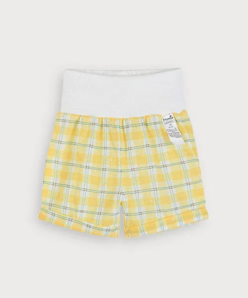 Детский комплект из топа и панталонов с принтом Yellow Check, moimoln, Yellow — фото 3