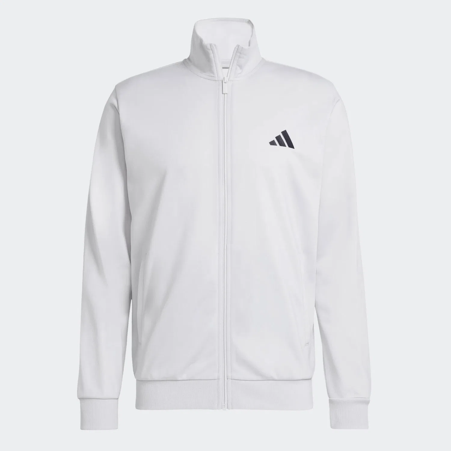 Мужской спортивный костюм с молнией Adidas, Цвет Grau — фото 2