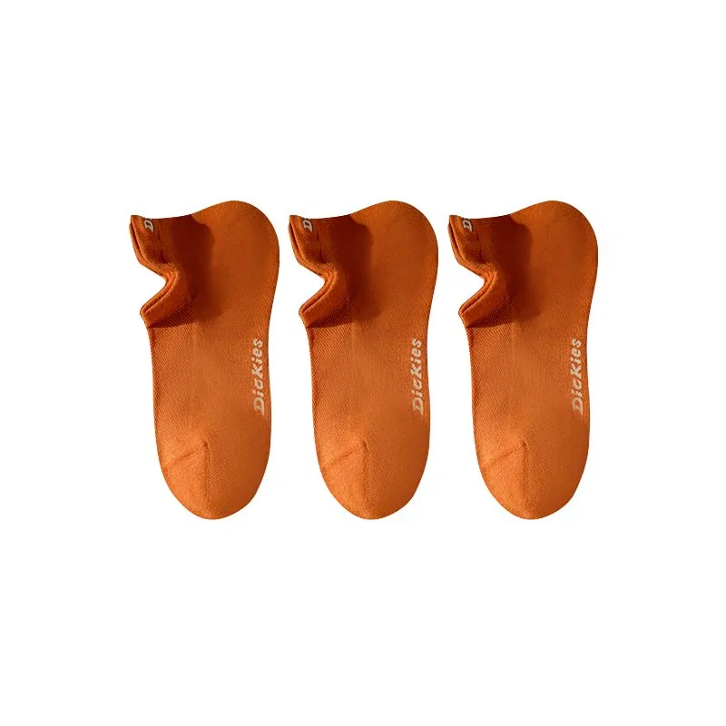Детские носки-невидимки, набор из 5 пар, Dickies, Light Khaki/Yellow/Orange/Blue/Black — фото 4