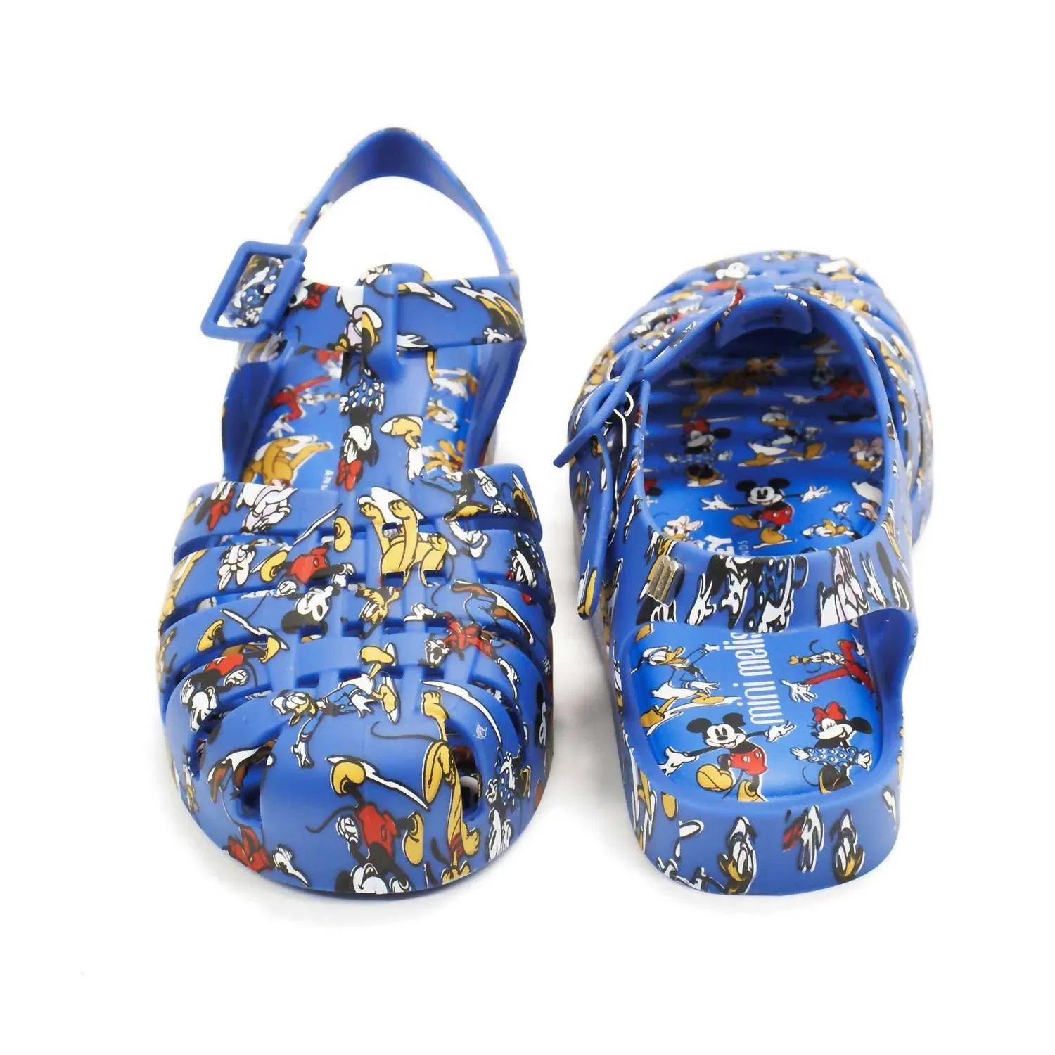 Детские сандалии с принтом Mickey And Friends Possession Mini Melissa, синий — фото 4