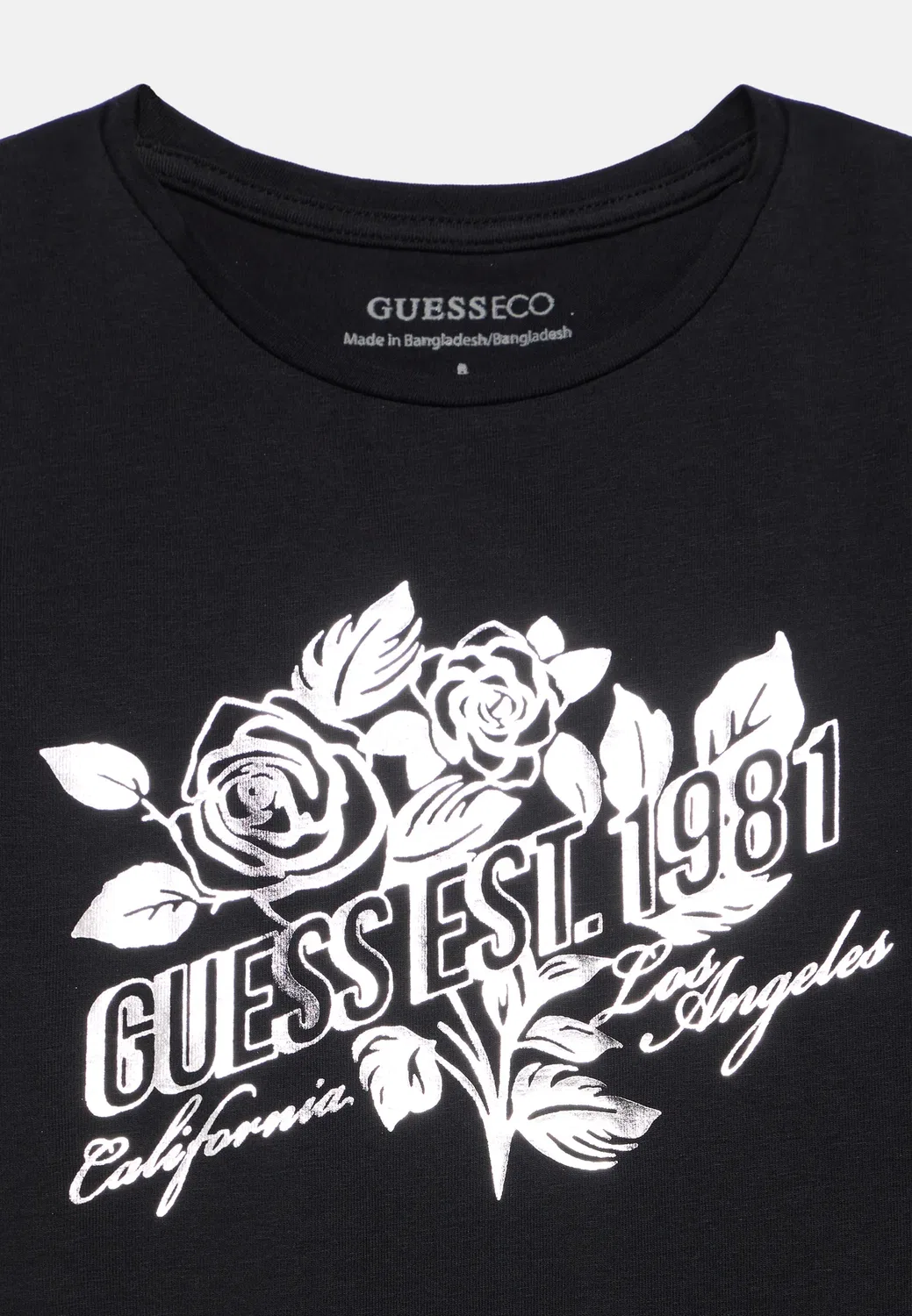 Футболка с принтом Guess, Jet Black — фото 4