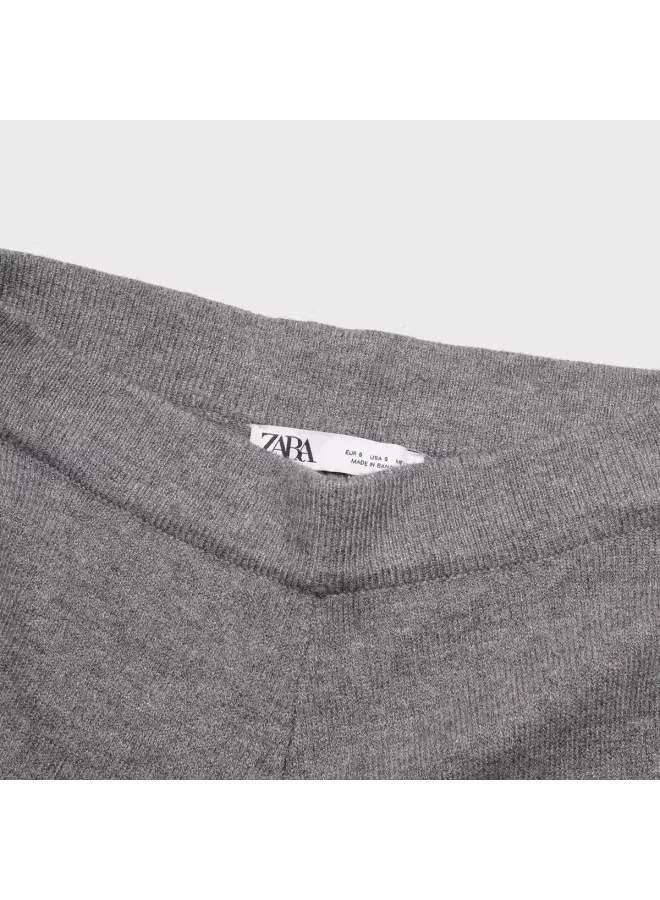 Брюки удобные универсальные Zara, серый — фото 4