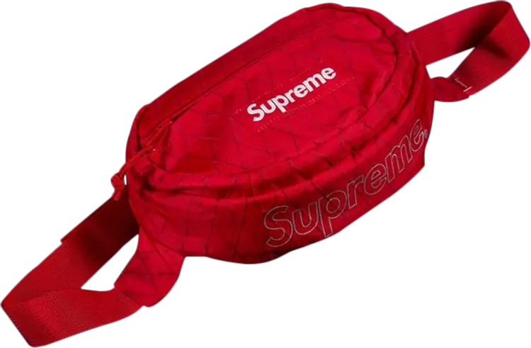 

Сумка Supreme Waist Bag Red, красный