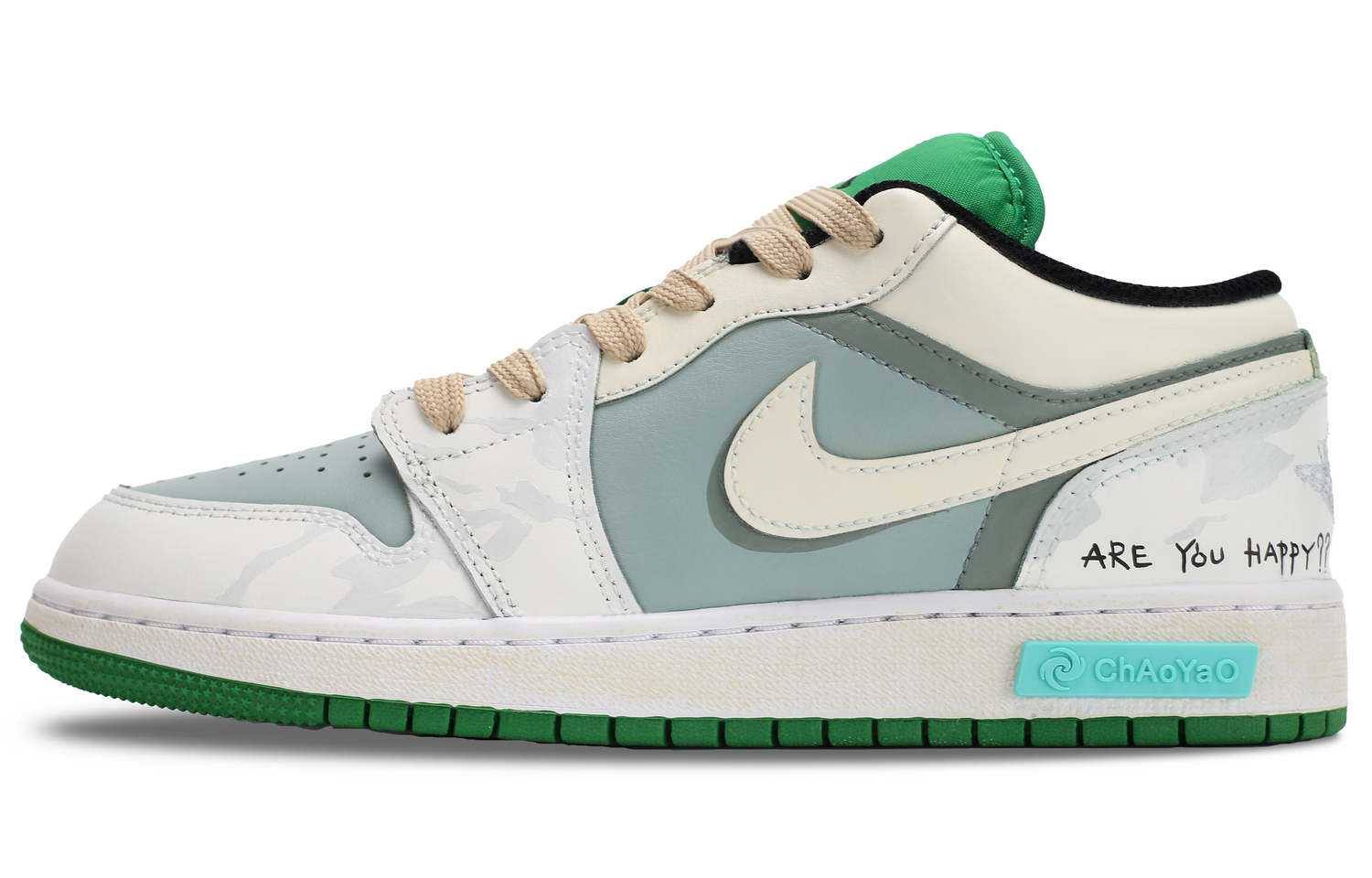 

Air 1 Low BG детские баскетбольные кроссовки light gray для подростков Jordan, светло-серый