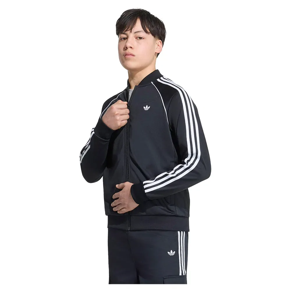 Худи на молнии Adidas Originals, черный