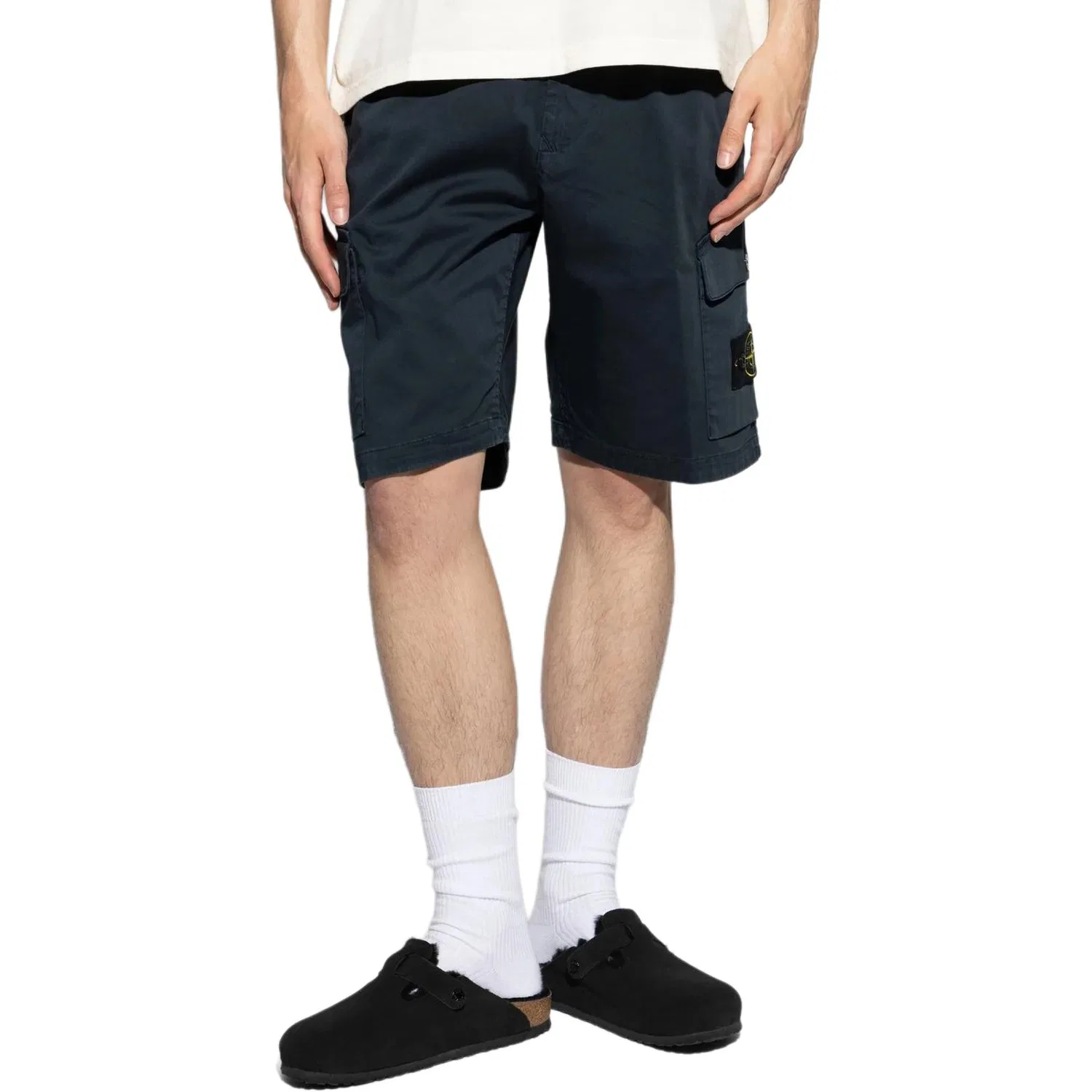 Мужские шорты Casual с принтом STONE ISLAND, Marine Blue — фото 3
