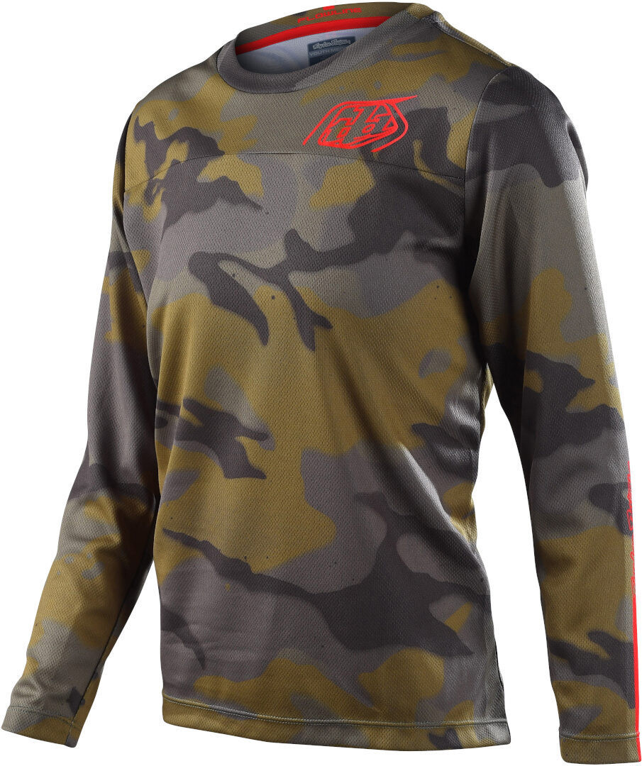 

Майка Troy Lee Designs Flowline Spray Camo Молодежная велосипедная, зелено-камуфляж, Зеленый, Майка Troy Lee Designs Flowline Spray Camo Молодежная велосипедная, зелено-камуфляж