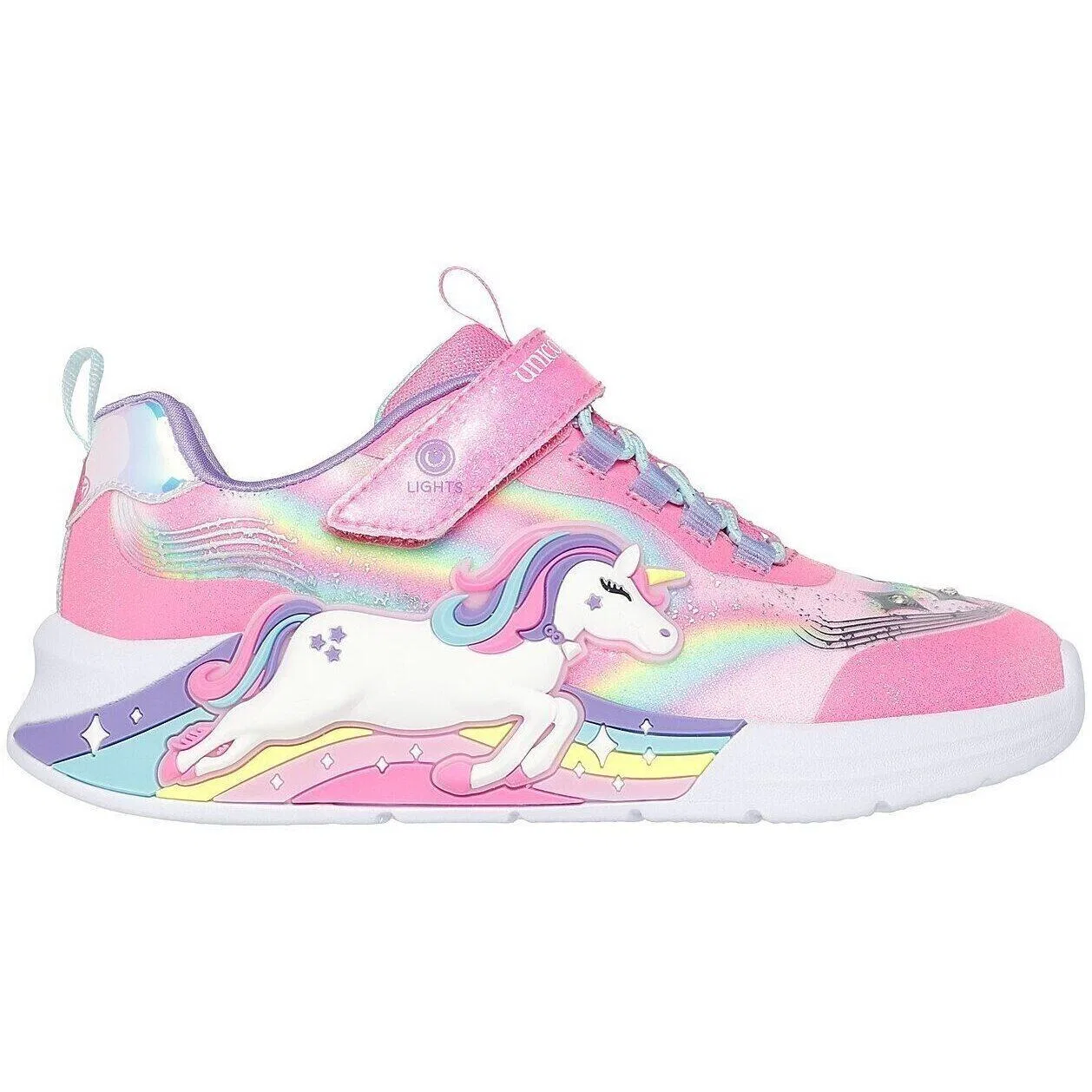 Детские кроссовки Skechers Unicorn Chaser, Rosa — фото 3