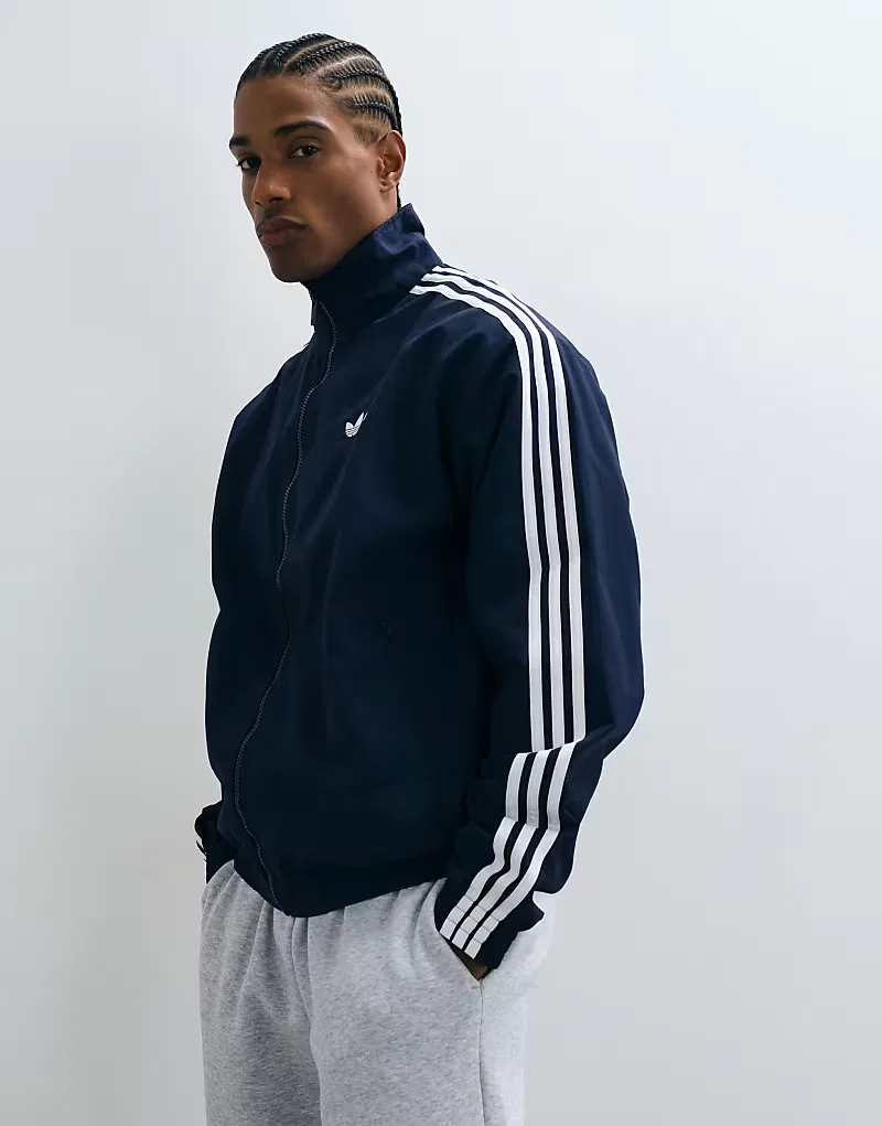 Спортивная куртка Adidas Originals Firebird из тканого материала, темно-синий