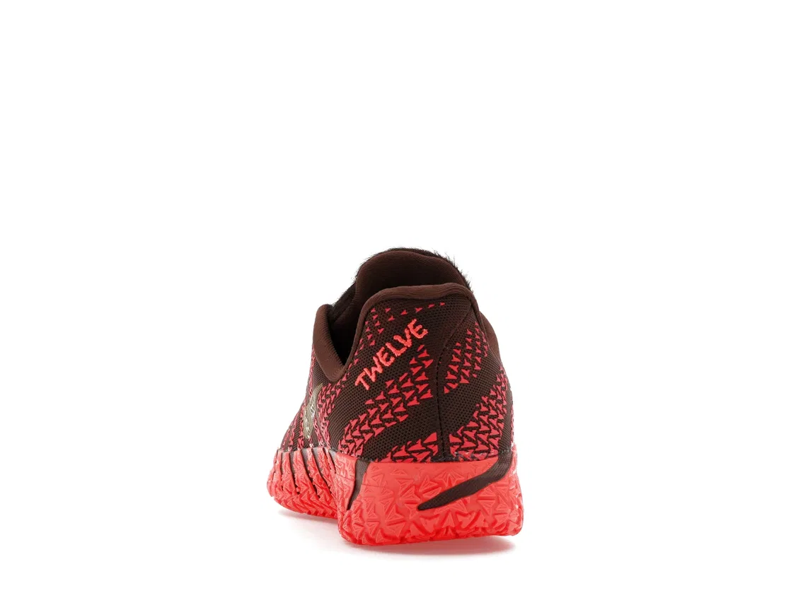 Детские кроссовки для мальчиков Nike Ja 3, Light Chocolate Metallic Gold Silt Red — фото 4