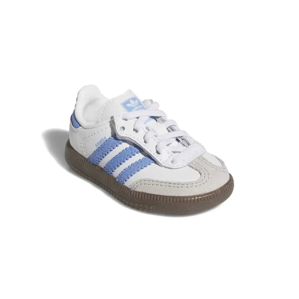 Кеды Samba OG с эластичной шнуровкой Adidas Originals, белый — фото 2