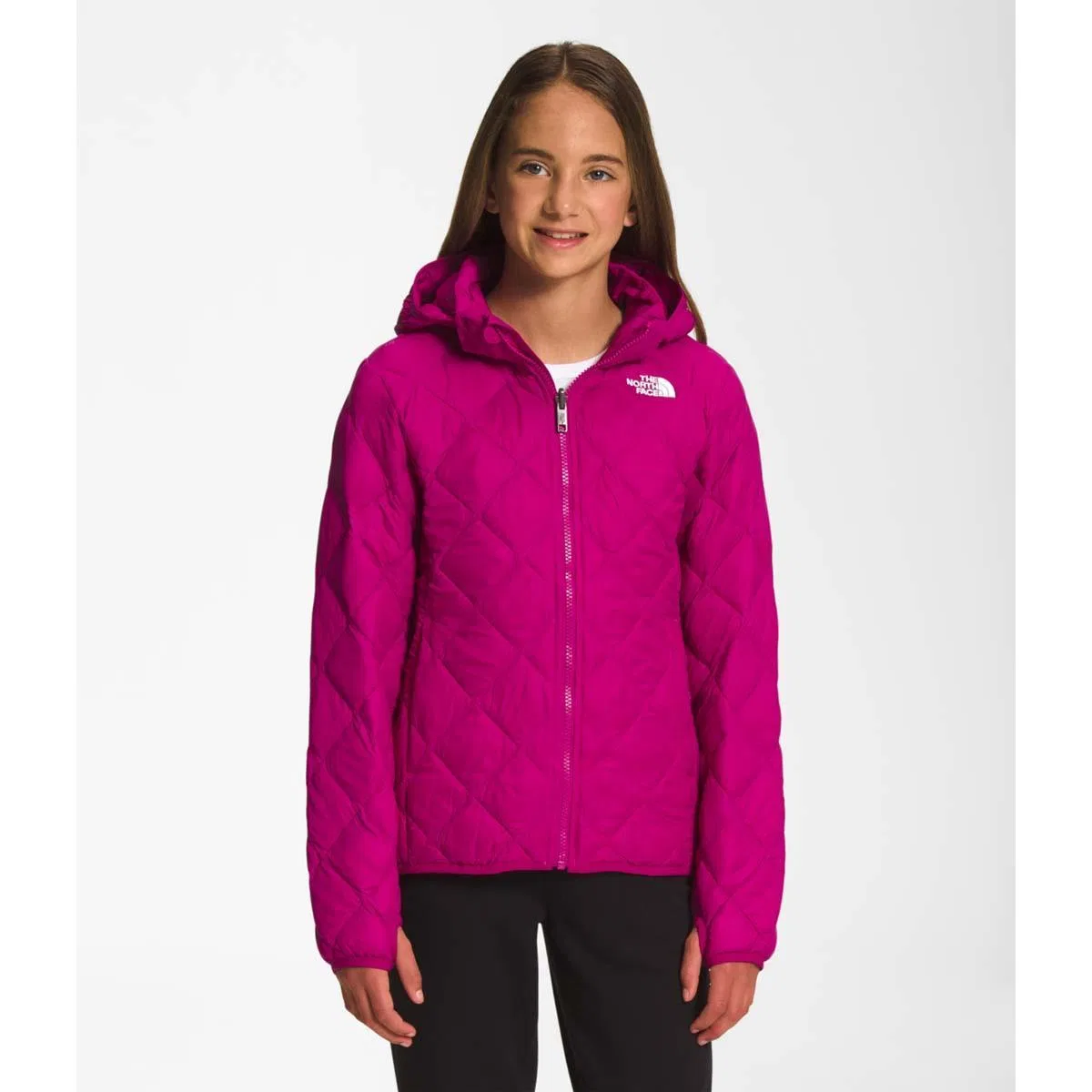 Куртка с капюшоном Thermoball, девичья, The North Face, Fuschia Pink