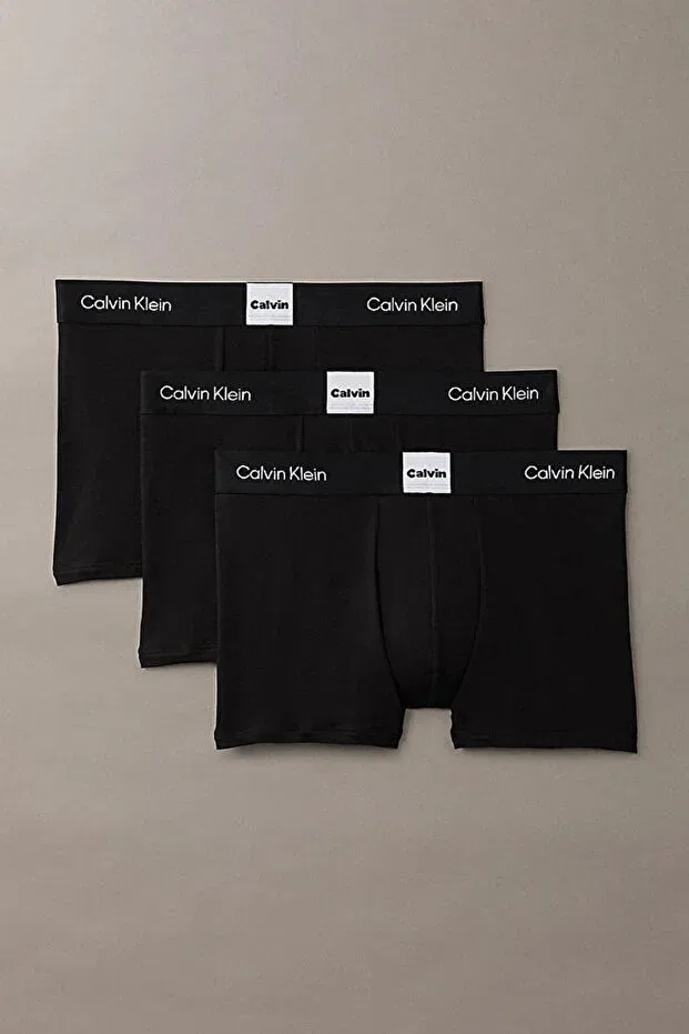 Мужские боксеры хлопковые 3 шт Calvin Klein, Black