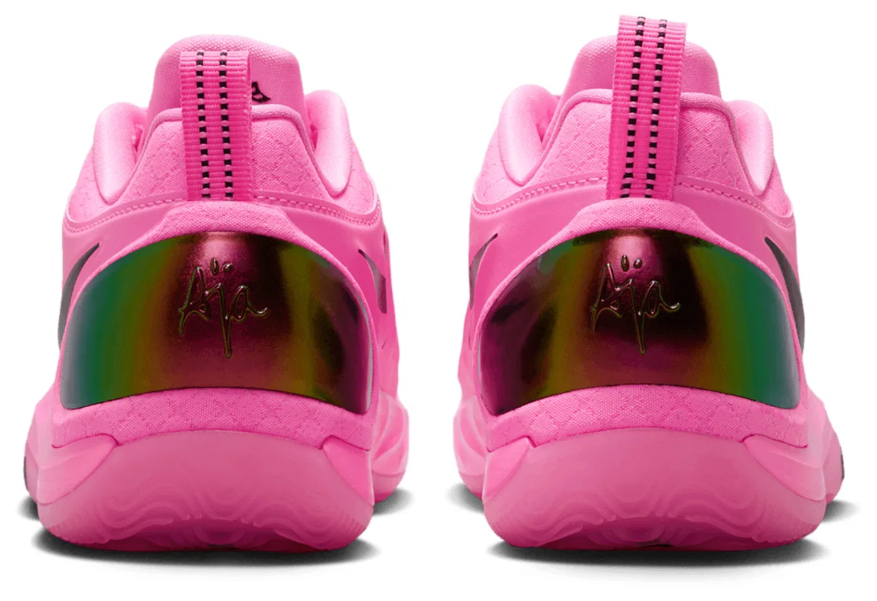 Кроссовки для девочек A'ja 2 Nike, цвет Pink Blast/Black — фото 3