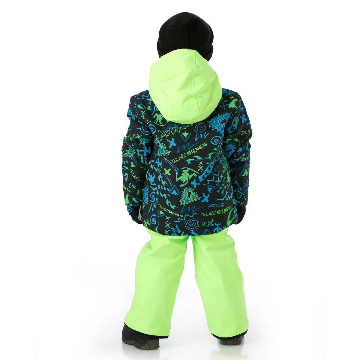 Куртка детская снего-защитная с капюшоном Little Mission Quiksilver, True Black — фото 4
