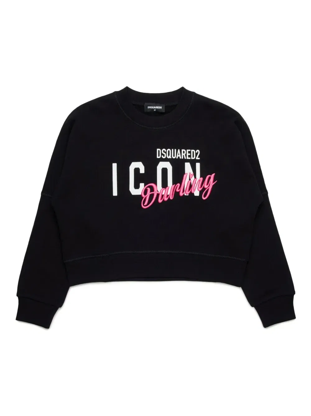 Толстовка с вышивкой Darling Dsquared2 Kids, черный