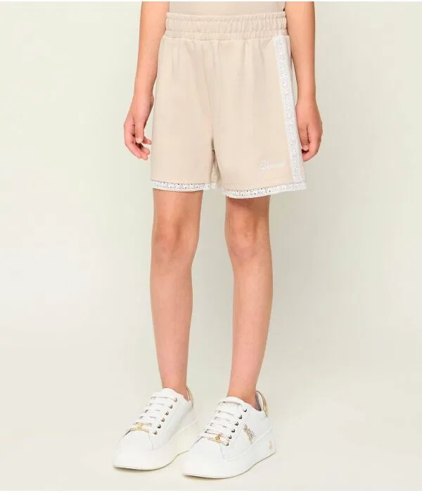 Детские шорты для девочек Regular Fit Guess, бежевый