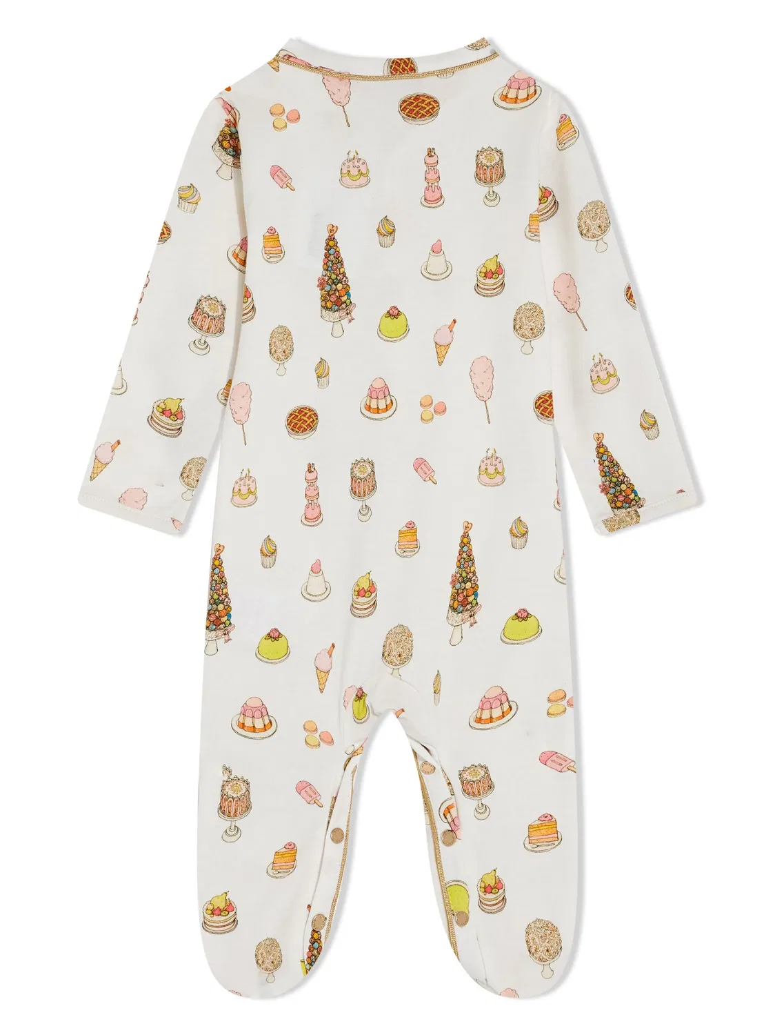 Пижама Sweetie Pie из органического хлопка Atelier Choux, нейтральные — фото 3
