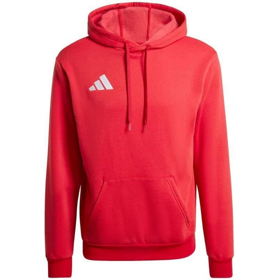 Мужской свитшот с капюшоном adidas ENT26, Красный — фото 3