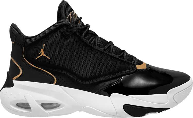 

Кроссовки Jordan Max Aura 4 Black Metallic Gold, черный