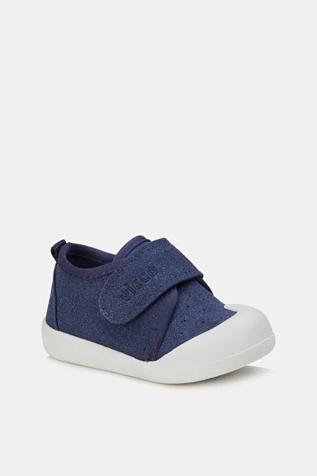 Детские тапочки для мальчиков с липучкой Anka model men's first step bebe smart step daily Vicco, Navy Blue — фото 2