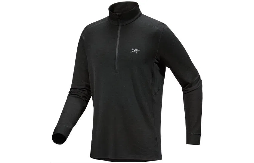 Мужской свитшот с воротником-стойкой Rho Arcteryx, Carob Brown/Carob — фото 4