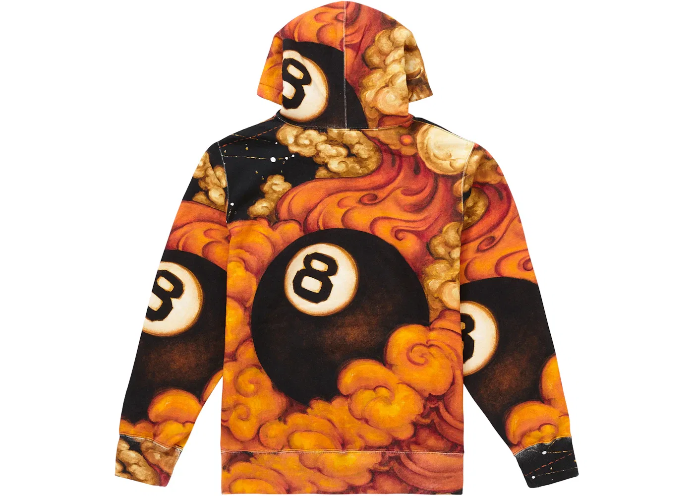 Мужская худи с принтом Martin Wong 8 Ball Supreme, Multi — фото 2