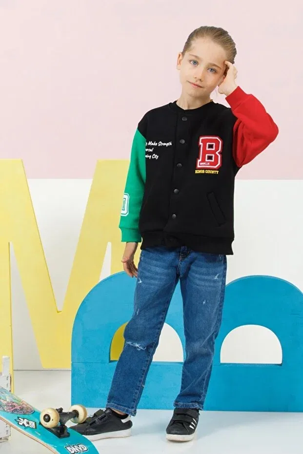 Детская куртка для мальчиков с принтом Dmb Boys & Girls, Red — фото 3