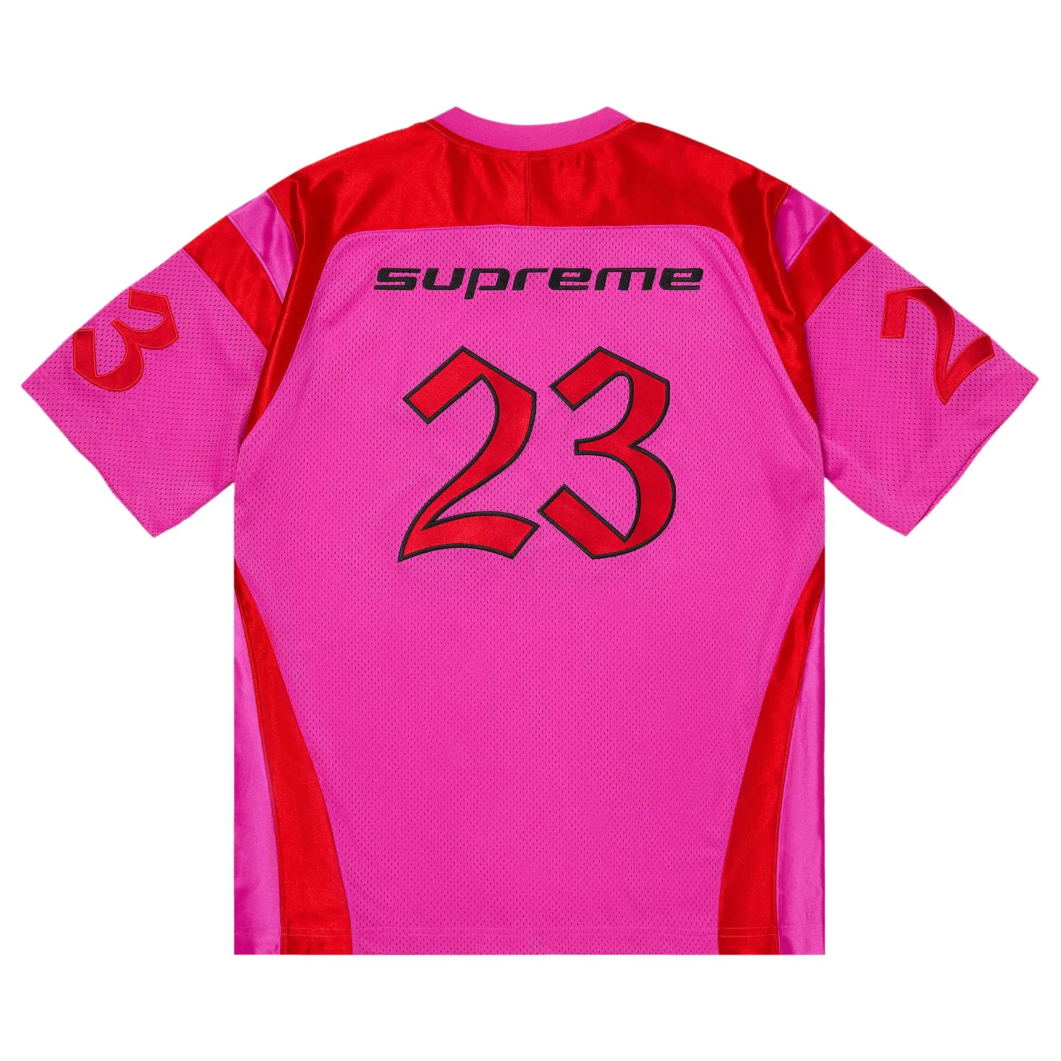 Футболка Supreme x Jordan Warm Up Jersey, розовый — фото 2